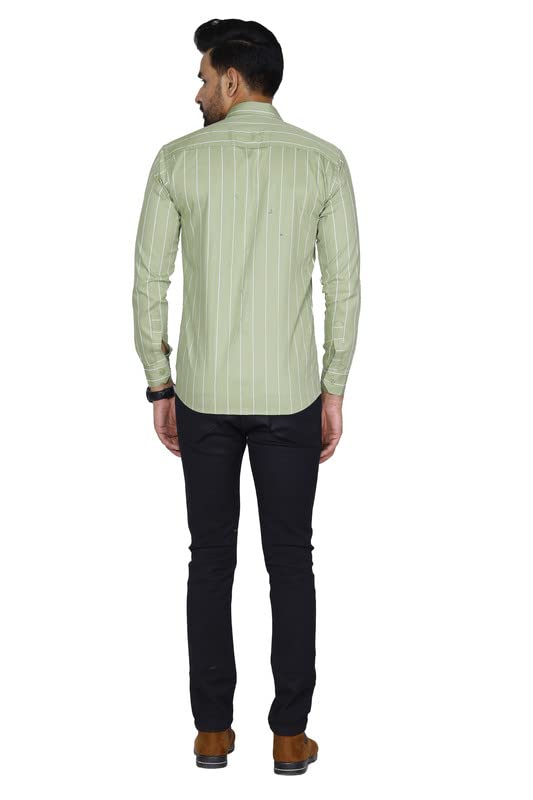 Image of Pure Cotton Solid Slim Fit Semi Casual Shirt for Men's & Boy's (Pack of 1)