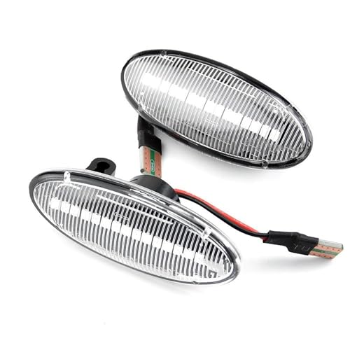 Feux de position latéraux à LED défilantes pour Qashqai 2006-2011 clignotants