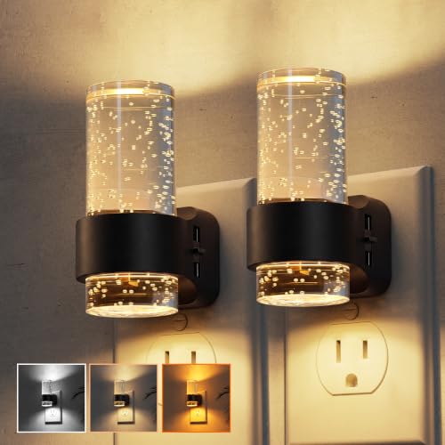 Image of L LOHAS LED Night Lights Plug into Wall, 2 Pack Mini Dimmable Night Light