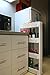 Home-Man Laundry Room Organizer, Mobile Shelving Unit Organizer with 4 Large Storage Baskets, Gap Storage Slim Slide Out Pantry Storage Rack for Narrow Spaces, 4 Tier …
