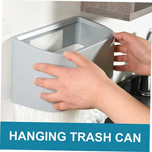 Papelera para colgar en pared para cocina y baño blanca miniatura 7