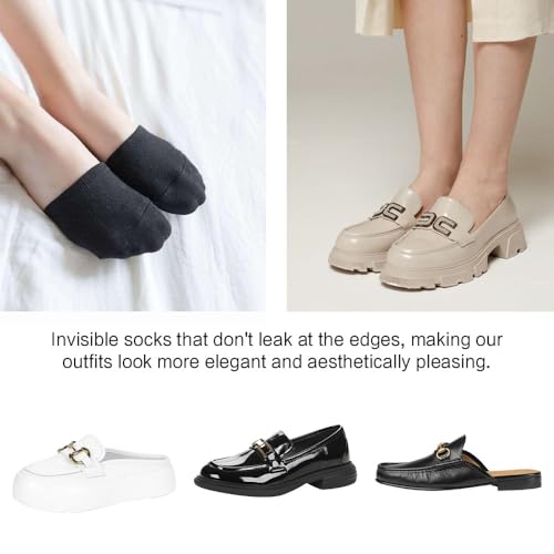 Image of Half Socks for Women,Half Socks,Toe Topper Socks Women,Clog Socks,Womens Toe Socks,Toe Socks Women No Show,Toe Socks Women,Toe Covers for Women,No Show Socks Women,Mule Socks,Flat Socks for Women