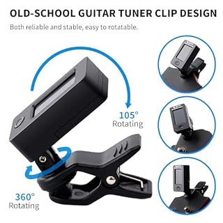 JOYO Accordeur de guitare électronique numérique à clipser pour guitare, basse, ukulélé, violon, mandoline, banjo, accordeur d’étalonnage acoustique (JT-01) - Les Beatles, Paul McCartney, John Lennon, RIngo Starr, George Harrison JOYO Accordeur de guitare électronique numérique à clipser pour guitare, basse, ukulélé, violon, mandoline, banjo, accordeur d'étalonnage acoustique (JT-01) – Image 2
