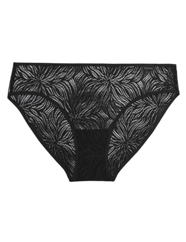 Calvin Klein Slip Forme Bikini Femme avec Élasthanne, Noir (Black), L