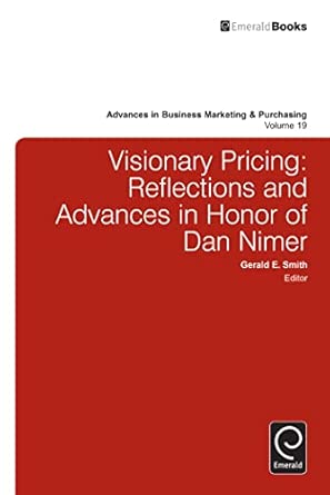 Visionary Pricing: Reflections and Advances in Honor of Dan Nimer: 19 book cover