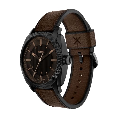 Image of Fossil Men's Watch, Machine Quartz Stainless Steel Three-Hand Watch for Men