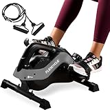 LifePro Under Desk Bike Pedal Exerciser, Arm and Leg Mini Exercise Bike Stationary Bike Pedals, Perfect Desk Exercise Equipment, for Seniors Adults and Teens - Foot Pedal Exerciser and Desk Workout