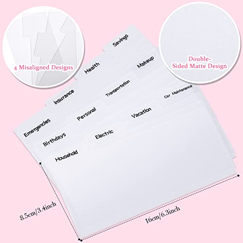 11 peças de envelope para dinheiro de couro de poliuretano, envelopes para dinheiro reutilizáveis, d