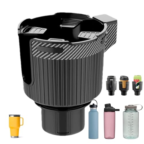 Porte-gobelet extensible pour voiture idéal pour stabiliser vos grands thermos sur l'autoroute