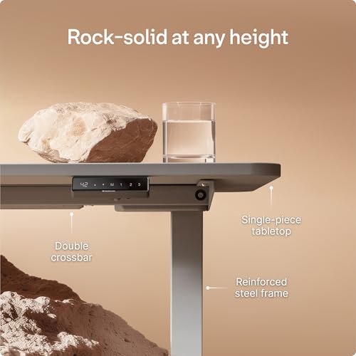 Electric standing desk adjustable