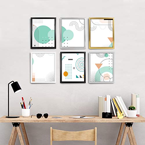 Giverny 8.5X11 Picture Frames, Gold Photo Frames For Wall Or Tabletop Display, Simple Design Glossy Finish Frame Perfect For Home Decoration, Office, Certificate Frame, Degree Frame #TOP6