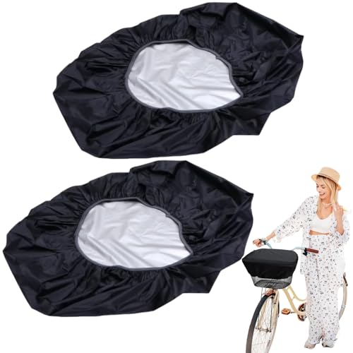 Regenschutz Fahrradkorb,Abdeckung Fahrradkorb,Wasserdichte Fahrradkorbs Abdeckung,Regenabdeckung für Korb Hinten,Fahrradkorbs Regenschutz