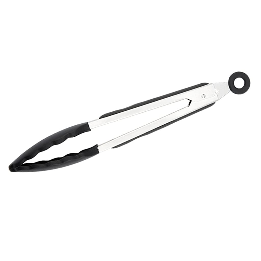 Pinzas de Silicona para cocinar ensaladas, Cocina, Servir, Acero Inoxidable, Barbacoa, Parrilla, Bloqueo de Alimentos, freír