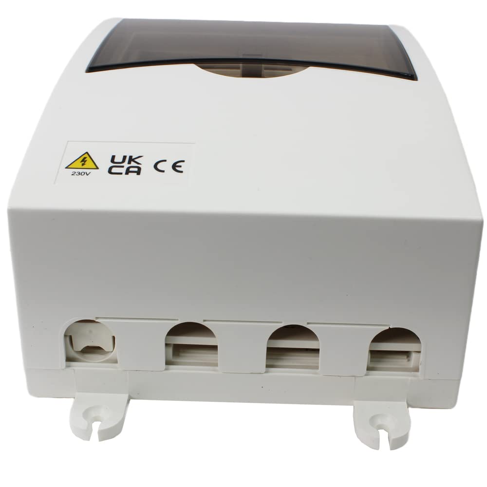 zekeringkast 2-module met dubbelpolige zekeringautomaat 10A / 30A