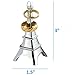 Umbra Muse Ring Holder – Eiffel Tower Design - Made of Durable Cast-Metal – Beautiful Chrome-Plated Finish – Jewelry Organizer to Hold and Display Rings & Earrings – Great Gift Idea - 3”x1.5”x1.5”
