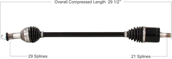 TrakMotive CV Axle Assembly - CAN-6083HD