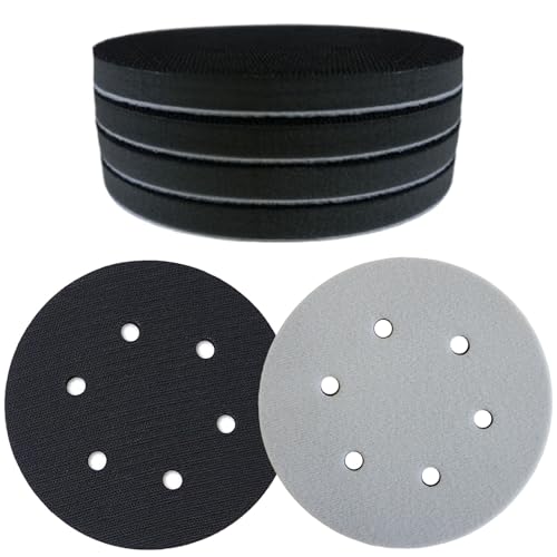 Interface de ponçage 15,2 cm en éponge douce EVA anti-vibration pour orbitale