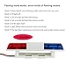 RC Car Police Lights Bright Rectangle LED Flashing Lights for 1/8 1/10 Model RC Cars Trucks