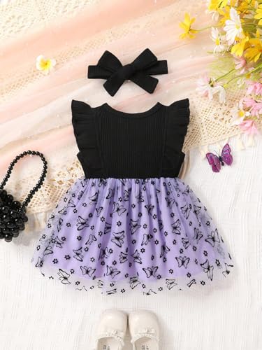 Image of TAGAS Girls' Long-Sleeve Floral Party Dress with Big Bow||Baby Girl Dress|| Frock for Girls|prinsses Dresses | Dress for Girls|