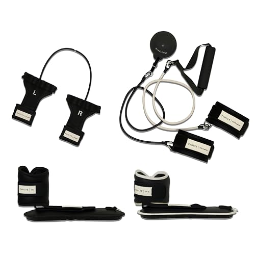 Pvolve Sculpt & Strengthen Bundle, P.Band, Resistance Band, P.3 Trainer, 1.5lb and 3lb Ankle Weights, Home Gym Fitness Equipment for Full-Body Strength, Mobility & Toning