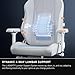 Secretlab Titan Evo NanoGen Pure Black Gaming Chair - Recling - Ergonomic & Comfortable Computer Chair with 4D armrests - Magnetic Head Pillow & 4-Way Lumbar Support - Big and Tall - Leatherette