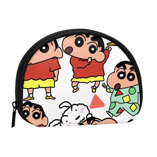 クレヨンしんちゃん 小銭入れ コインケース こぜにいれ 定期入れ ミニ 財布 コンパクト 手のひらサイズ 大容量 軽量 お札入れ プレゼント ギフト 就職祝い