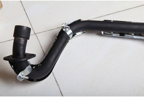 Close-up of muffler mounting bracket