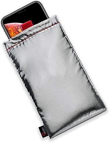PHOOZY Apollo Series Thermal Phone Pouch - AS SEEN ON Shark Tank - Insulated Pouch Prevents Freezing, Extends Battery Life, Drop Proof. Mountain Protection for Skiers Snowboarders (Silver - Large)