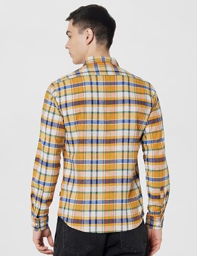 Image of Pepe Jeans Men's Regular Fit Full Sleeve Checkered Cotton Casual Shirt | Check Shirt for Man | Smart & Stylish | Multiple Styles | Mens Casual Shirts