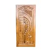 Musa Kazim Wooden Gate Home Front Door with CNC 3D Carving Design ...