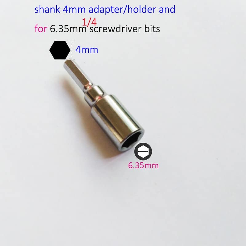 Barnwell 2x 6,35 Mm Vierkantantriebs-Bit-Adapter – Für Sechskantschraubendreher-Bits, Mit Federgriff