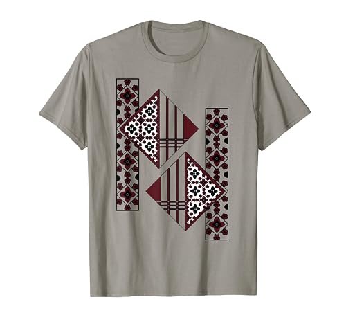 Sindhi Ajrak Block Print Tiles Design T-Shirt