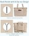soewten Puffer Bag for Women Work with 15.6 inch Compartment, Large Travel Tote, Lightweight Quilted Tote Bag, Camel