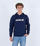 Hurley Herren M OAO Solid Core Po Fleece Sweatshirt, Obsidian, L