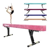 FBSPORT Adjustable Balance Beam: High and Low Floor Beam Gymnastics Equipment for Kids/Adults,Gymnastics Beam for Training,Practice, Physical Therapy and Professional Home Training with Legs