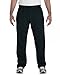 Gildan Heavy Blend 8 oz, 50/50 Open-Bottom Sweatpants, Large, Black