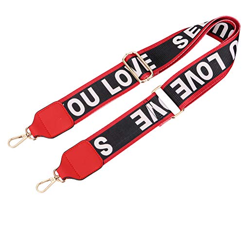 Preisvergleich Produktbild Amorar Universal Taschengurt Schulterriemen Tragegurt 5cm Breiter Schultergurt Bunt Längenverstellbarer Umhängegurt Ersatzgürtel für Damen Mädchen Handtaschen DIY Zubehör 90-140cm