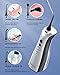 Cordless Water Flosser for Teeth Water Floss Cleaner, Mornwell 3 Modes Dental Oral Irrigator Rechargeable IPX7 Waterproof Teeth Cleaner with 5 Jet Tips for Travel, Braces & Bridges Care