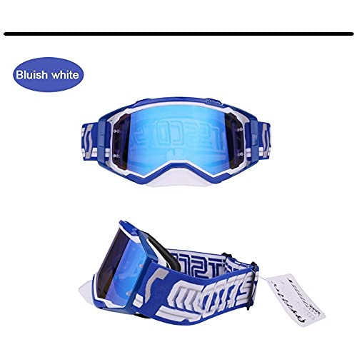 Motocross occhiali da sole occhiali per sport all'aperto ciclismo fuoristrada sporcizia casco da moto occhiali proteggere a prova di sabbia (Color : 1)