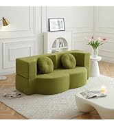 Amazon.com: KEIKI 2-in-1 Folding Sofa Bed with Pillow, Sleeper