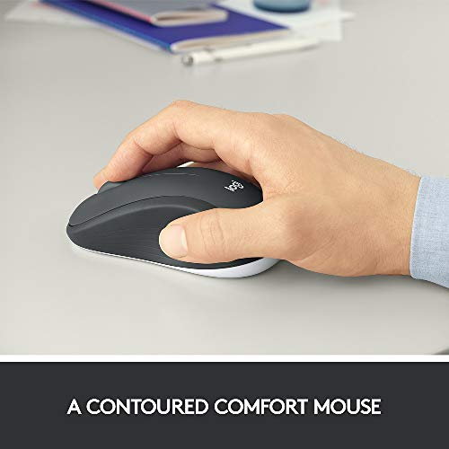 Logitech MK540 Kit Mouse e Tastiera Wireless 2.4 GHz per Windows con Ricevitore USB ‎Unifying, Tasti Rapidi Multimediali, Batteria Durevole, PC/Laptop, Layout Inglese ‎QWERTY, Nero