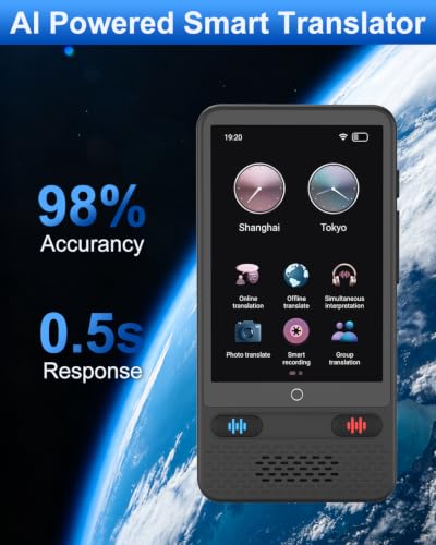 Image of AI Language Translator Device No WiFi Needed 150 Languages