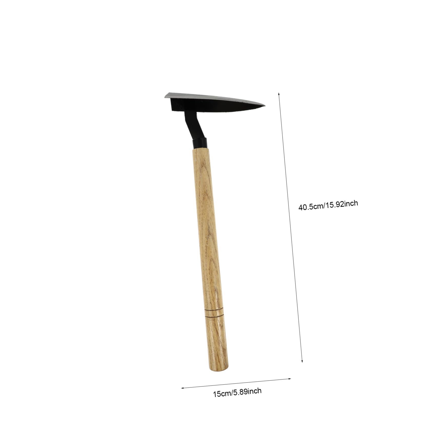 SUPVOX Hand Hoes Wooden Handle Steel Hoe for Gardening Lightweight Design Comfortable to Carry