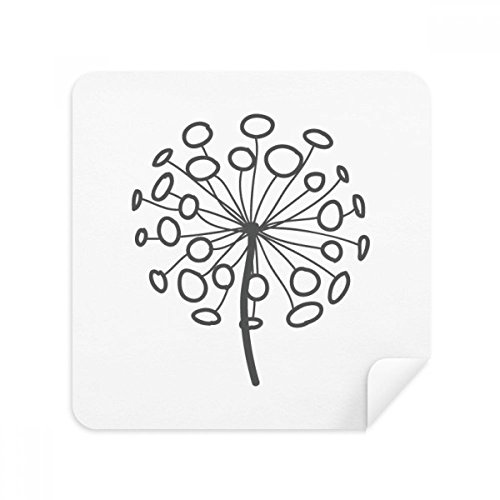 Tissu de nettoyage pissenlit en daim pour verres de lunettes et écran de téléphone