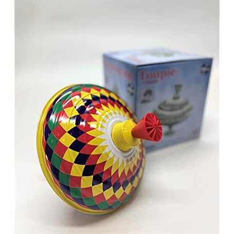 Classic Multicolour Spinning Top by KsmToys Cover