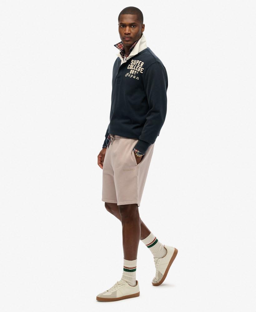Superdry Herren Micro Logo Shorts mit lockerer Passform