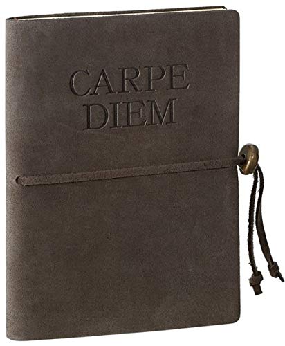 Carpe diem brown suede italian journal
