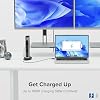 Plugable 16-in-1 Thunderbolt 4 Dock Dual 4K Monitors for M4/M5 MacBook Air/Pro, 100W Charging, 2X HDMI, 2X DisplayPort, 2.5G Ethernet, 7X USB, MicroSD/SD Card Reader, Windows & USB4 Compatible