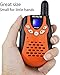 Retevis RT602 Walkie Talkies for Kids Rechargeable,KidsToy with Batteries Charger Station,Toy Walkie Talkie Kids Gifts for Boys Girls(1 Pair Orange)