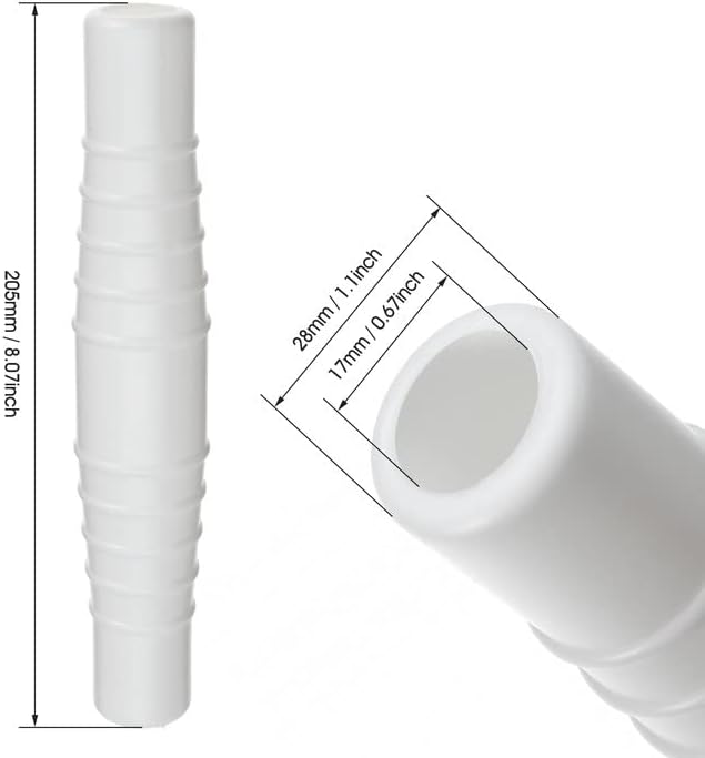 Miniatura 2 de Acoplamiento de conector de manguera de piscina para manguera de piscina de 1-14 pulgadas y 1-12 pulgadas, adaptador de manguera de filtro de
